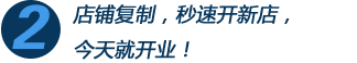 店鋪復(fù)制，秒速開新店，今天就開業(yè)！