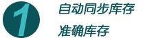 自動(dòng)同步庫存準(zhǔn)確庫存